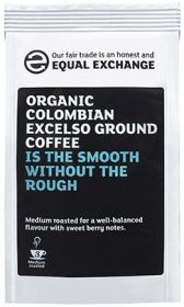 Equal Exchange ORG Colombian Excelso R&G Coffee 200g x8