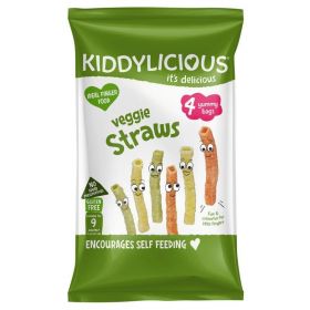Kiddylicious Veggie Straws Multipack (4s) 48g x4