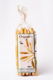 Organico Organic Spelt Grissini Breadsticks 120g x8