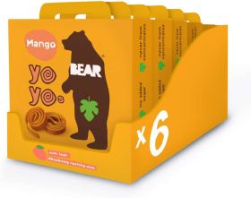 Bear Pure Fruit Mango Yoyos - Multipack 20g (5's) x6